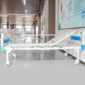 Gran oferta, cama de <span class=keywords><strong>hospital</strong></span> de Enfermería de Metal plegable Manual con 1 manivela con colchón, garantía de 3 años - Product Image 5