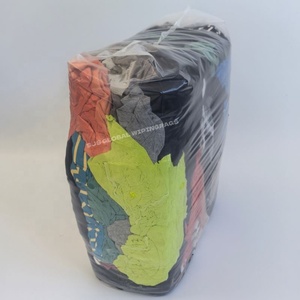 Trapos de Limpieza Eficientes, Piezas de Tela Cortadas, Trapos de Camisetas de Colores, Trapos de Algodón para Limpieza - Product Image 1