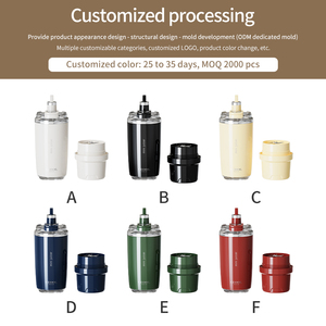 Máy xay sinh tố mini, máy xay đa năng, giữ nhiệt chân không và giữ lạnh, 26 lưỡi dao, sản phẩm xu hướng năm <span class=keywords><strong>2025</strong></span> - Product Image 4