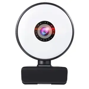 4K Webcam 720P hd PC USBビデオライブストリーミング会議ウェブカメラ
