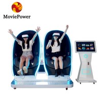 Aventuras Inmersivas Llenas de Acción, Cine 9D VR, Simulador de Silla Huevo de Realidad Virtual, Máquina de Juegos 9D VR Generadora de Ingresos
