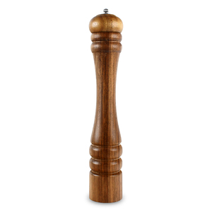 Molinillo de Pimienta Gigante de Madera de Acacia de 16 Pulgadas, Molinillo Manual de Especias de Grado Profesional con Núcleo Cerámico Ajustable - Product Image 1