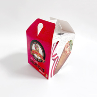 Boîte à gaufres en papier biodégradable de qualité alimentaire en gros 2025, support à crêpes, cône personnalisé, boîte à cône à pizza avec logo