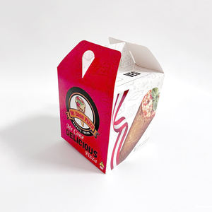 Boîte à gaufres en papier biodégradable de qualité alimentaire en gros 2025, support à crêpes, cône personnalisé, boîte à cône à pizza avec logo - Product Image 6