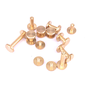 <span class=keywords><strong>Rivet</strong></span> Chicago en laiton massif M2 M2.5 M3 M4 M6 et vis à tête hexagonale pour portefeuille et <span class=keywords><strong>cuir</strong></span> - Product Image 5