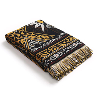 2025 chaud en gros Polyester coton Art déco Super doux tapisserie jeter couverture grand chaud adapté à toutes les saisons lit canapé