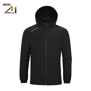 Veste imperméable à capuche pour homme Aonesport, en polyester et nylon, coupe classique, exploration urbaine, streetwear - Product Image 3