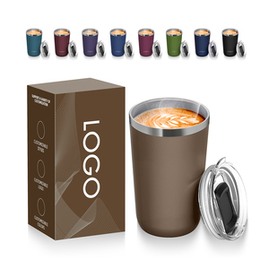ANSHENG 20oz Revestimento Em Pó Personalizado Viagem Caneca De Café Isolada Copo De Aço Inoxidável com Tampa Tritan - Product Image 1