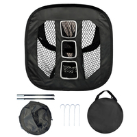 Nouveau filet d'entraînement de golf et de chipping, pliable, portable, en polyester, pour intérieur et extérieur
