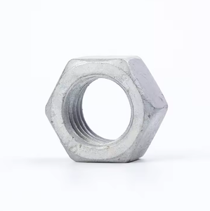 Écrou hexagonal en acier au carbone galvanisé à chaud Dacromet, pour <span class=keywords><strong>tour</strong></span> photovoltaïque externe, DIN934, entièrement fileté, M3-M30 - Product Image 2