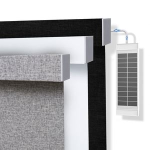 Persianas Enrollables para Ventanas de Oficina, Personalizadas, Opacas, con Protección UV Inteligente, Automáticas, Eléctricas, para Dormitorio, Sala de Estar - Product Image 3