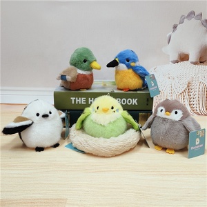 Giocattolo di Peluche di Alta Qualità, Simpatico Pappagallo Colorato, Anatra Selvatica Imbottita da 12 cm, Giocattolo di Peluche - Product Image 1