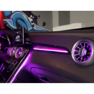 Luz Ambiental LED para Auto, para Mercedes Benz Clase C GLC W205 X253 2015-2022, RGB, Ventilación Interior, Kit de 64 Colores - Product Image 2