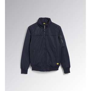 Chaqueta Bomber D-Swat Diadora Negra, Corte Regular, Talla L, Ropa de Seguridad - Product Image 1