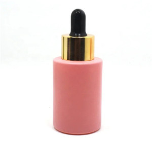 Populars Custom Colors Empty <b>pink</b> Essential Oil <b>Bottle</b> 50ml 100ml Bottled Cosmetic Serum Glass Dropper 1oz 30ml for Hair Oil - Product Image 2