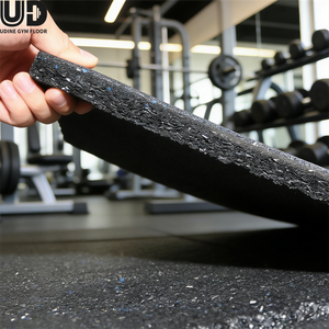 Dalles de sol en caoutchouc EPDM colorées, résistantes aux intempéries, pour usage intérieur et extérieur, anti-moisissures et anti-bactéries, pour sols de salle de sport - Product Image 1