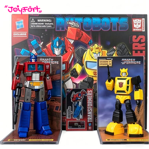 YOLOPARK Transformers G1 Optimus Prime & <span class=keywords><strong>Bumblebee</strong></span> Set, figurine de collection de 16 cm, modèle en métal, <span class=keywords><strong>jouet</strong></span> pour les fans et les enfants - Product Image 1