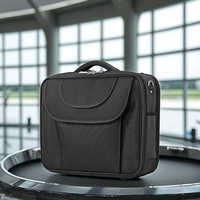Sac de pilote de voyage personnalisé, sac d'aviation pratique, léger, en polyester, avec fermeture éclair, grande capacité, utilisation quotidienne