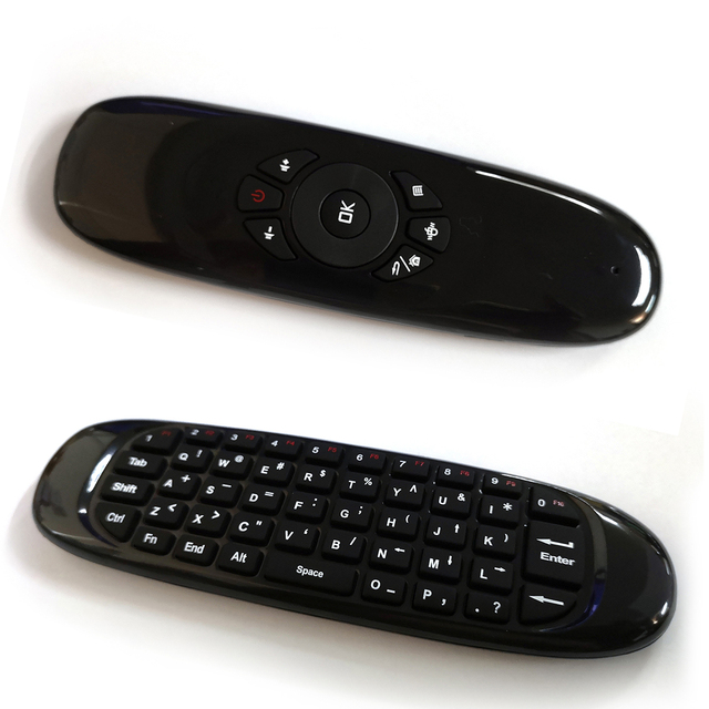 3 in 1 2.4GHz Wireless Waterproof Air Mouse Full QWERTY Keyboard with TV Remote Control Function