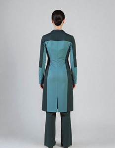 Ensemble de vêtements modestes décontractés pour femmes musulmanes Kilang Jahit Pukal OEM, automne, tissu tricoté respirant, service personnalisé OEM, prix d'usine - Product Image 4