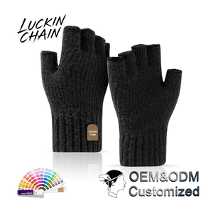 Guantes OEM Chain Split Finger, % Acrílico, Aislamiento Térmico, Invierno, Exterior, Unisex, con Logotipo Personalizado, para Deportes y Uso Diario - Product Image 1