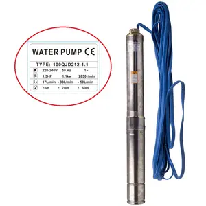 electric borehole pump machine water