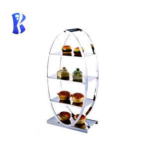 OKEY Catering Display attrezzature per cibo Rack Display Buffet montante per la vendita, in acciaio inox Buffet cibo Stand - Product Image 3