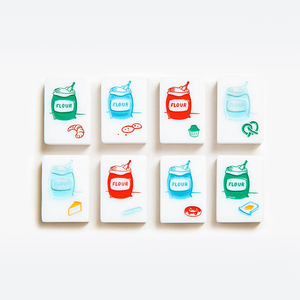Juego de Fichas de Mahjong Cuadradas de Acrílico de Una Sola Capa de Lujo Limitado Santa <span class=keywords><strong>Monica</strong></span>, Fichas de Mahjong Americanas con Patrones Creativos para Jugadores - Product Image 3