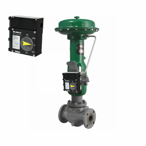 Vanne à boisseau sphérique Fisher avec positionneurs électro-pneumatiques Flowserve PMV P5 EP5, positionneur de vanne numérique, fournisseur en stock - Product Image 1