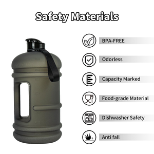 Botella de Agua Deportiva de 3.5l con Logotipo Personalizado, Tapa de Acero Inoxidable y PETG Transparente, Libre de BPA - Product Image 6