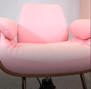 Venta caliente de fábrica de cuero sintético europeo Rosa estilo francés mujeres nórdicas estilo Silla de peluquero <span class=keywords><strong>Taller</strong></span> de bomba hidráulica - Product Image 5