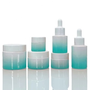 Emballage personnalisé pour huile capillaire cosmétique avec logo imprimé sur écran, flacon et pot en verre ombré de luxe pour soins de la peau 30 ml, OEM/ODM - Product Image 1