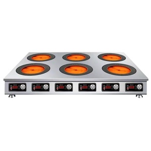 Oferta Especial: Cocina Infrarroja Comercial de un Solo Quemador, de Acero Inoxidable, Empotrable, con Control Táctil y por Aplicación, Templado - Product Image 1