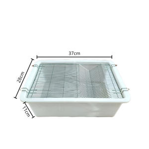 Fareler ve Sıçanlar için Paslanmaz Çelik Plastik Tel Örgü Asılı Üretim Kafesleri, Düz Desenli Lüks Konut - Product Image 1