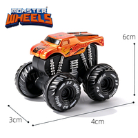 Pack Surprise de Voitures Tout-Terrain Acrobatiques à Collectionner – Mini Monster Truck à Tirer en Arrière avec Lanceur – Idéal pour Sacs Cadeaux de Fête Unisexe – Plastique