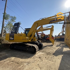 Excavadora Usada KOMATSU PC160 de Alto Rendimiento de 16 Toneladas para Grandes Obras de Construcción y Excavación - Product Image 6