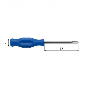 Llave Torx Fervi con mango de plástico, dimensiones L1 L2 L3 - Product Image 2
