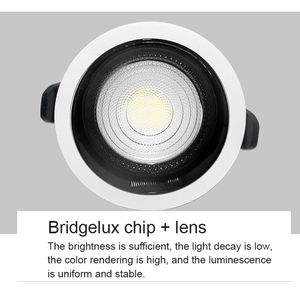 Faretto da Incasso LED COB in Alluminio ad Alta Luminosità per Interni, Vendita Diretta dalla Fabbrica, per Showroom, Casa, Ristorante, Caffetteria - Product Image 3