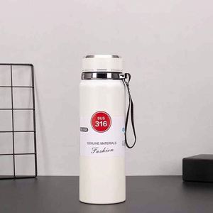 Thermos en acier inoxydable, tasse de voyage au design moderne, tasse de voyage isotherme sous vide - Product Image 5