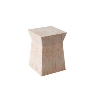 Stile scandinavo in <span class=keywords><strong>legno</strong></span> massello molo tavolo da caffè panca albero domestico disegno con ornamenti per la colazione e intaglio della radice - Product Image 5