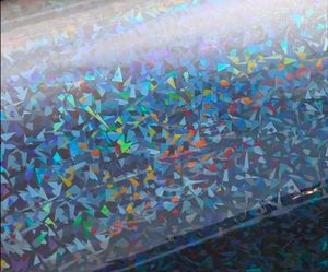 <span class=keywords><strong>Film</strong></span> stratifié thermique de modèle en verre cassé holographique transparent de BOPP pour l'emballage et l'impression - Product Image 2