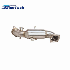 ท่อลง FlowTech T304 สแตนเลสสตีลคุณภาพสูงสำหรับ Alfa Romeo Giulia/Stelvio 2.0T GME-T4 ความหนา 1.5 มม. - Product Image 5