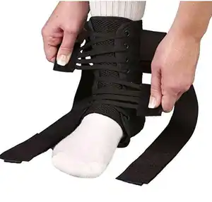 医疗供应脚踝支撑支撑矫形器脚踝疼痛缓解系带固定脚踝支撑