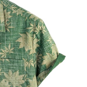 Camisas Hawaianas con Bolsillo Delantero para Hombre, Estampado Personalizado, Casual, Floral, Manga Corta, Cuello Mao, Transpirable, ODM, Playa, Vacaciones Tropicales - Product Image 2