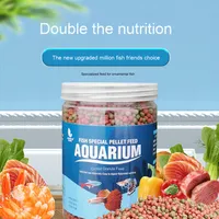 Jeneca Best-seller Nourriture pour petits poissons rouges granulaires et poissons d'ornement Koi plastique moderne et aliments pour poissons tropicaux