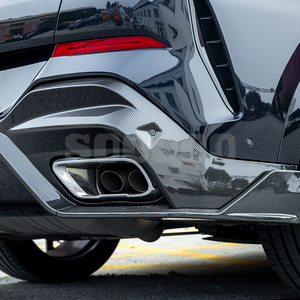 Ốp khuếch tán gió sau bằng sợi carbon Prepreg SOOQOO tích hợp đèn phanh dành cho BMW X6 G06 2020+ - Product Image 4