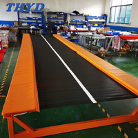Appareil de gymnastique professionnel, trampoline long, grand trampoline de gymnastique rectangulaire pour enfants et adultes, entraînement