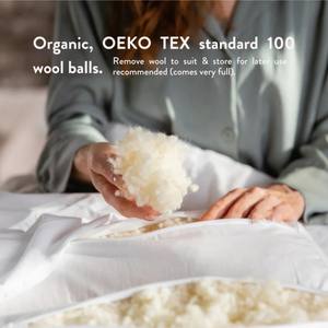 Bantal Anti mendengkur ortopedi wol untuk menghentikan mendengkur keras dan meningkatkan mitra produsen tidur - Product Image 3