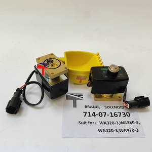 Válvula Solenoide 714-07-16730 para Cargadoras WA300 WA320 WA350 WA380 WA400 WA420 WA450, Piezas - Product Image 3