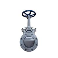 Vanne à opercule à bride en acier au carbone WCB moulé DN250 PN16 pour eaux usées/boues/industrie minière/chimique, vente en gros usine
